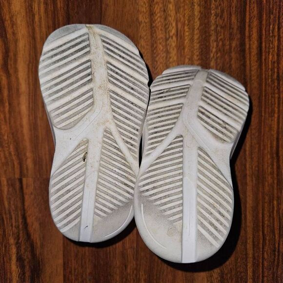 Adidas Pink & White Velcro Sneakers Toddler Size 5 - Picture 5 of 7